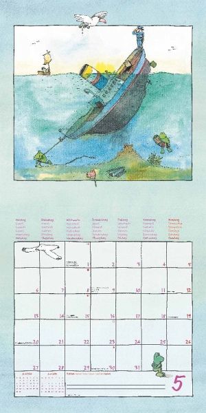 Janosch 2024 - Broschürenkalender 30x30 cm (30x60 geöffnet) - Kalender 