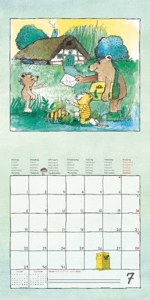 Janosch 2024 - Broschürenkalender 30x30 cm (30x60 geöffnet) - Kalender