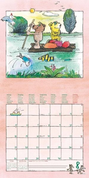 Janosch 2024 - Broschürenkalender 30x30 cm (30x60 geöffnet) - Kalender 