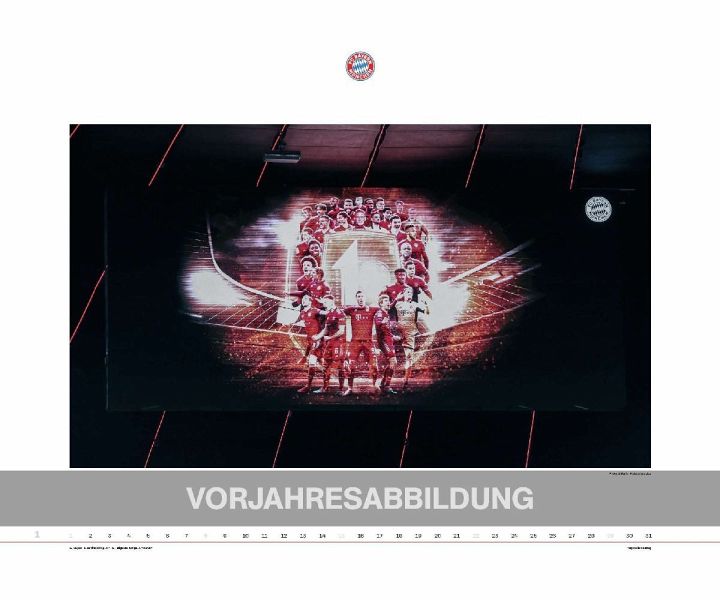 FC Bayern München 2024 Wand-Kalender - Fußball-Kalender - Fan-Kalender 