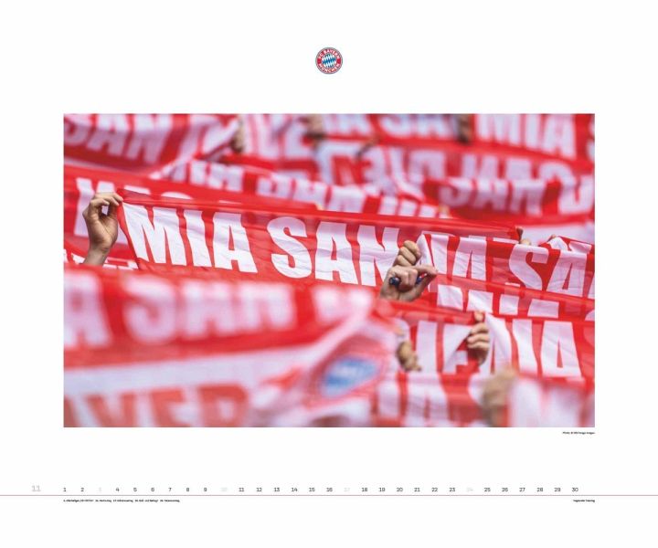 FC Bayern München 2024 Wand-Kalender - Fußball-Kalender - Fan-Kalender 