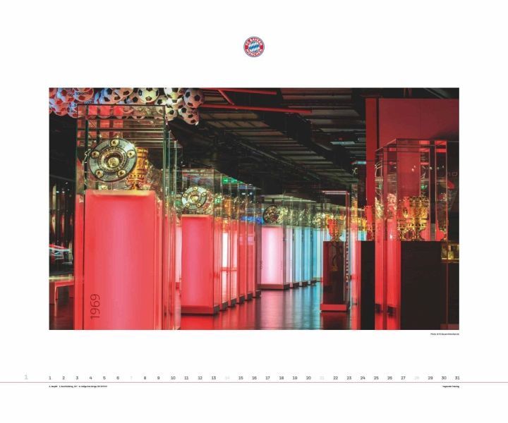 FC Bayern München 2024 WandKalender FußballKalender FanKalender 60x50 … von FC Bayern