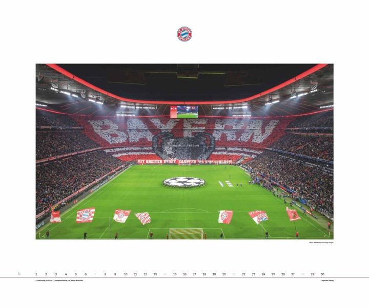 FC Bayern München 2024 Wand-Kalender - Fußball-Kalender - Fan-Kalender 
