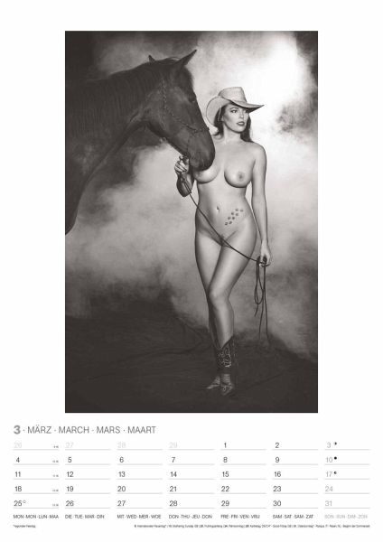 Naked 2024 - Wand-Kalender - 29,7x42 - Erotik-Kalender - Frauen - Woman -  Kalender bestellen