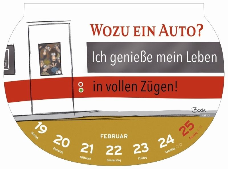 Dumme Sprüche Humorkalender 2024. Lustiger Wandkalender mit 52 witzigen