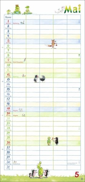 Helme Heine Familienplaner 2024 von Helme Heine - Kalender portofrei