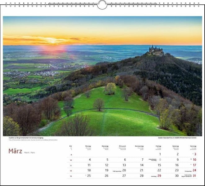 Schwäbische Alb 2024 - Kalender bestellen