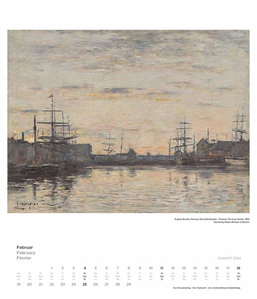 Impressionismus 2024 - Kunstkalender - Museum Barberini - Kalender ...