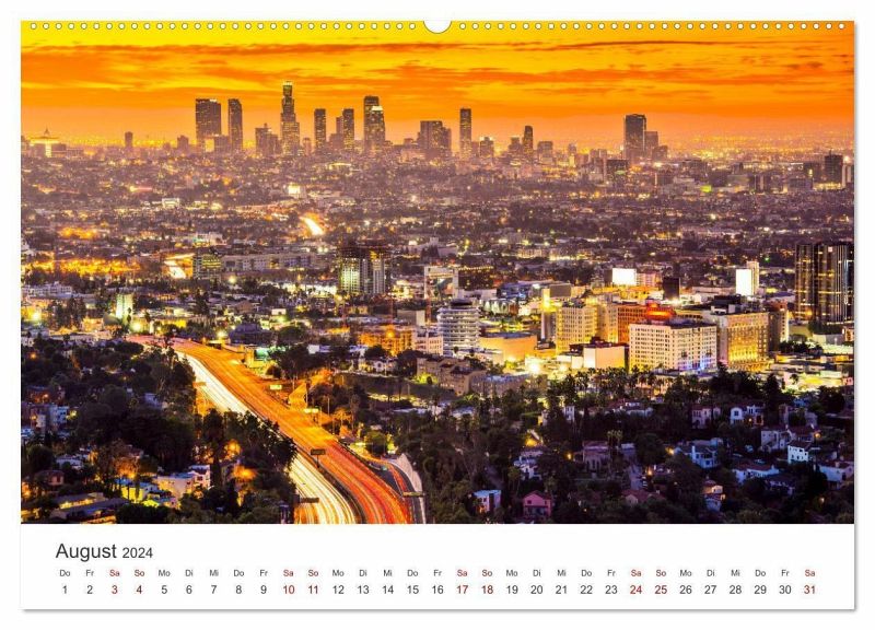 Los Angeles ¿ Kalifornien (hochwertiger Premium Wandkalender 2024 DIN