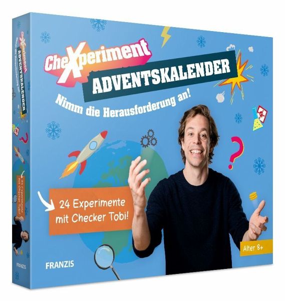 CheXperiment Adventskalender, 24 Experimente für den Advent mit Checker Tobi, … - Kalender 