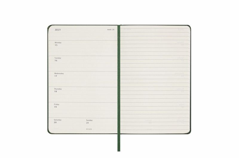 Moleskine 12 Monate Wochen Notizkalender 2024, Pocket/A6, 1 Wo = 1
