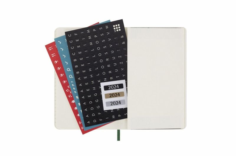 Moleskine 12 Monate Wochen Notizkalender 2024, Pocket/A6, 1 Wo = 1