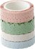 Folia Washi-Dekor 4er Set PASTELL, 2x... - Bild 2