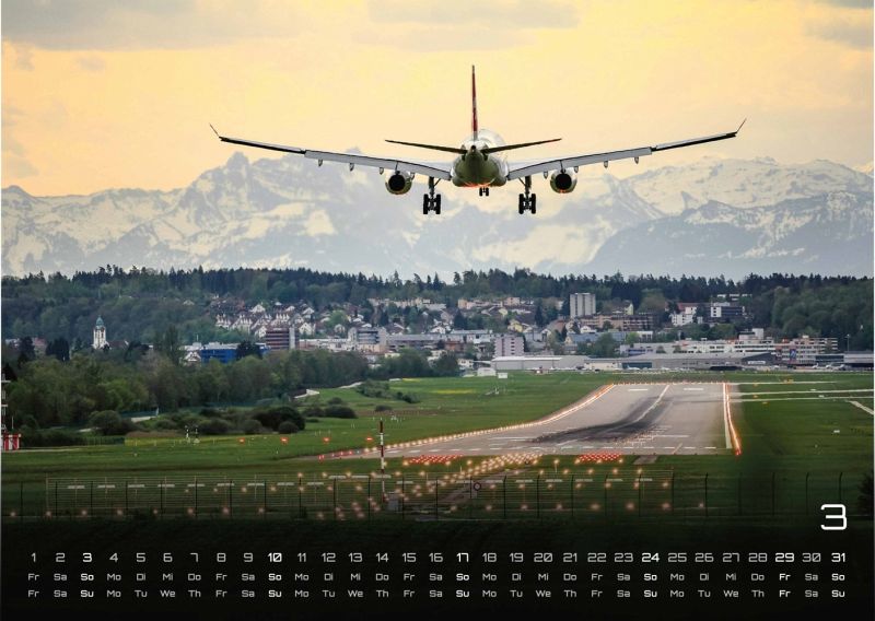 Planes Über den Wolken Flugzeuge 2024 Kalender DIN A3 Kalender portofrei bestellen