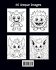 Adorable Creepy Monsters Coloring Book - Bild 2