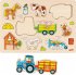Goki 57468 - Steckpuzzle Traktor mit... - Bild 3