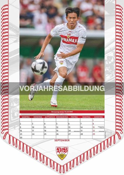 VfB Stuttgart 2025 - Bannerkalender - Fan-Kalender - Fußball-Kalender