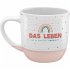 Tasse mit Rillen Motiv Leben - Bild 2