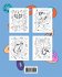 Kawaii Food and Clownfish Coloring Book - Bild 2