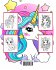 Unicorn Coloring Book for Kids Ages 4-8 - Bild 2