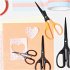 Antihaft Schere Schwarz, 17,8 cm / 7'' - Bild 3