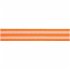 Webband Duo Streifen, Neon Rot/Rosa, 25... - Bild 2