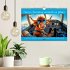 Funny charming animals as pilots (Wall... - Bild 2