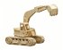 PEBARO 863/7 - Holzbausatz Bagger, 125... - Bild 3