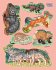 Animals of the Forest Sticker Poster - Bild 3