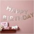 Girlande Happy Birthday, Glitter, Gold... - Bild 3