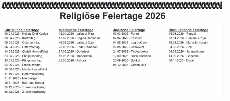  Tischkalender 2026 - Kalender bei bücher.de bestellen Motiv 