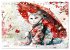 Geisha-Katzen - Mit Blüten, Schirm und... - Bild 7