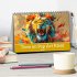 Tiere im Pop Art Kleid (Tischkalender... - Bild 2