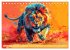 Tiere im Pop Art Kleid (Tischkalender... - Bild 14