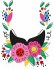 Design Paper Frida Kahlo DIN A6. Mit... - Bild 2